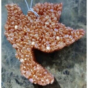 Car Freshie  Hanging Air Freshener Black Cinnamon Scent Dove Gold New